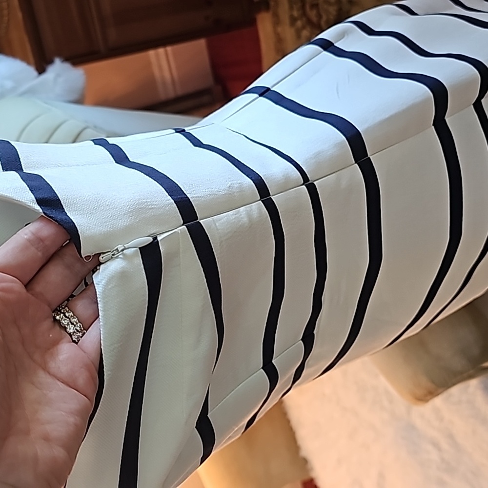 JCrew Midi striped and lined dress - Picture 5 of 10